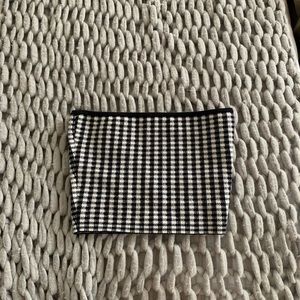 Aritzia Gingham cropped tube top